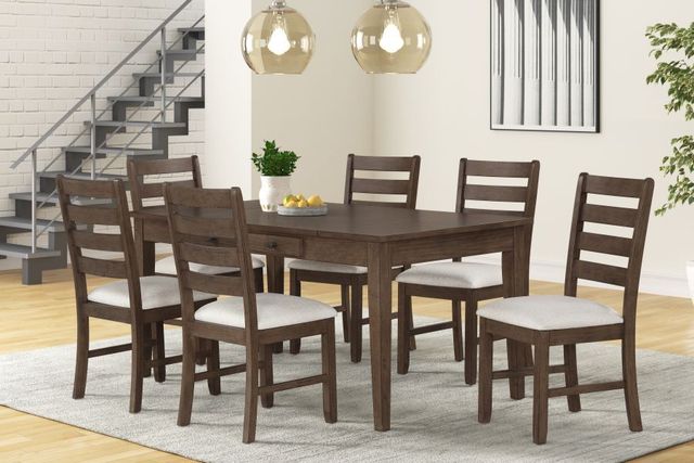New Classic® Home Furnishings Echo 7-Piece Chestnut Dining Table Set-1