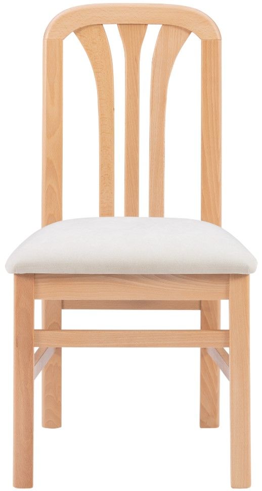 Linon Paxton 2-Piece White/Natural Dining Chair Set-2