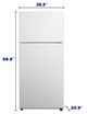 Element® 30 in. 18.0 Cu. Ft. White Top Freezer Refrigerator-4