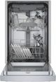 Bosch® 300 Series 18" Stainless Steel Front Control Built In Dishwasher-1
