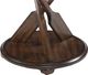 Magnussen Home® Beaufort Glass/Dark Oak Round End Table-3