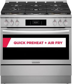 Frigidaire Gallery® 36" Smudge-Proof® Stainless Steel Pro Style Dual Fuel Range
