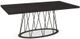Amisco Customizable Calypso Thermo Fused Laminate Rectangular Dining Table with 1.63" Thick Tabletop-0