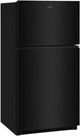 Whirlpool® 33" 21.3 Cu. Ft. Black Top Freezer Refrigerator with Total Coverage Cooling-2