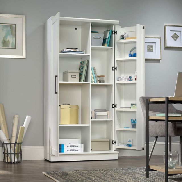 Sauder® HomePlus Soft White® Storage Cabinet-2