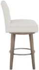 Fairfield® Customizable Entree Dining Concave 20" Short Back Swivel Bar Stool-2