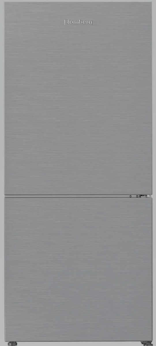 Blomberg® 30 in. 16.1 Cu. Ft. Stainless Steel Counter Depth Bottom Freezer Refrigerator-0