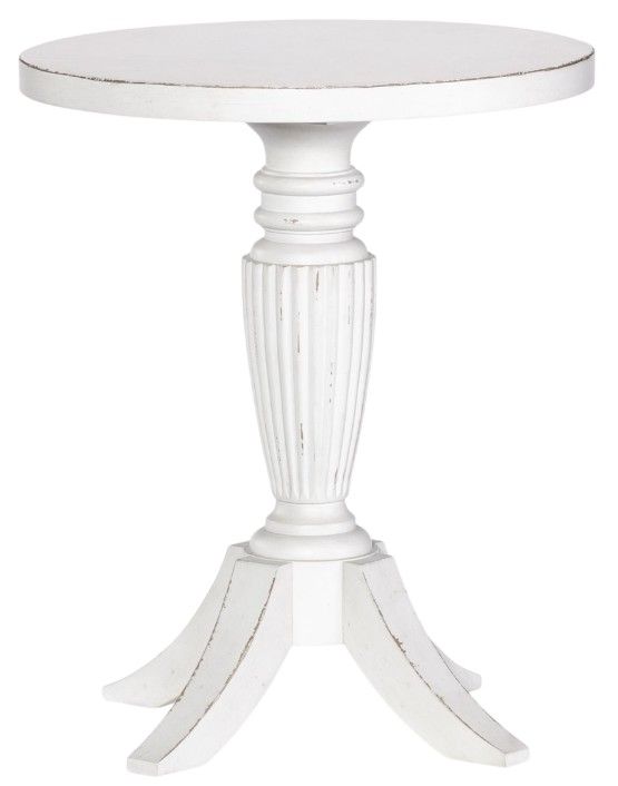 Legacy Classic Vintage Market Picket Fence Round End Table-0