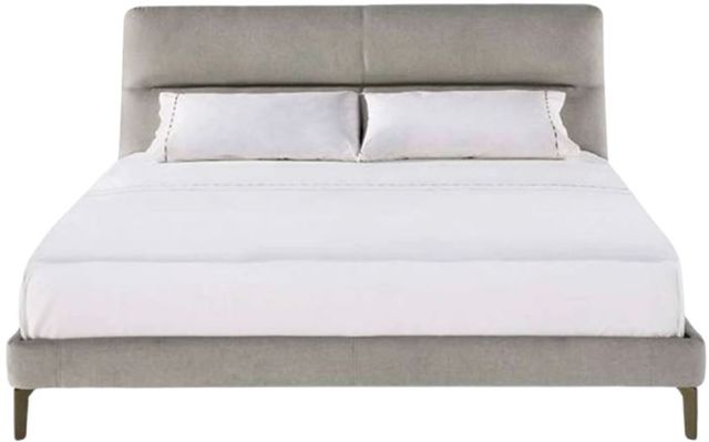 Natuzzi Editions Customizable Cut Queen Upholstered Panel Bed-1