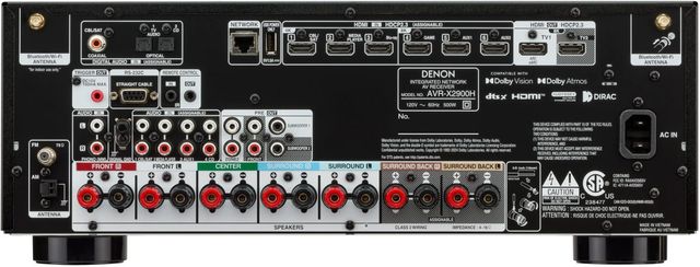Denon® Black 7.2 Channel Home Theater Receiver Powered by HEOS™-3