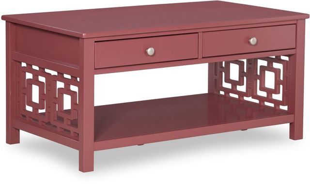 Linon Williams Merlot Coffee Table-1