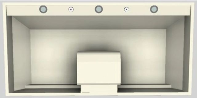 Vent-A-Hood® Designer Series 48" Biscuit Wall Mounted Range Hood-2