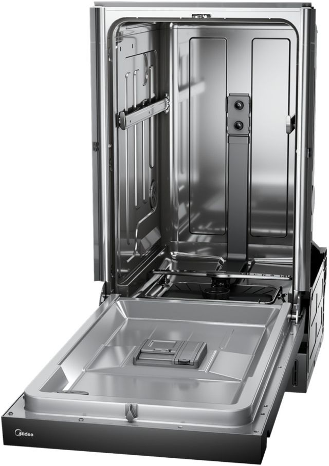 Midea® 18" Black Front Control Built In Dishwasher-1