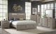 Elements International Kelis Gray King Panel Bed-3