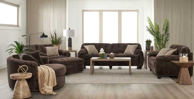 Hughes Furniture® 21700 Winter Chocolate Sofa-1