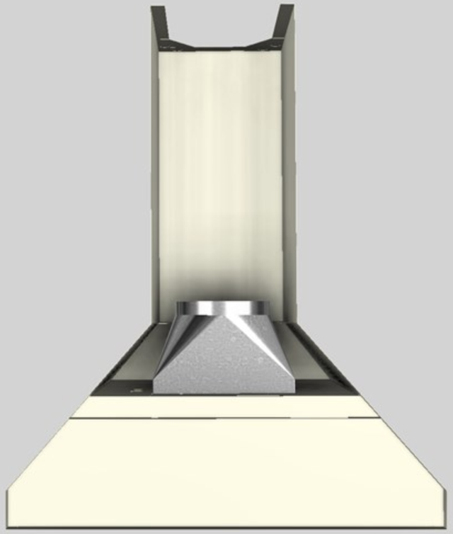 Vent-A-Hood® K Series 30" Biscuit Wall Mounted Range Hood-1