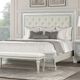 Furniture of America® Stella Mia 4-Piece Creamy White Queen Bedroom Set-2