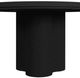 Elements International Rosalie Black Round Dining Table-5