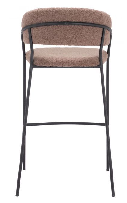 Zuo® Modern Josephine Brown Barstool-2