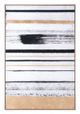 Zuo® Vertical Brush Strokes Black and Gold Canvas-1