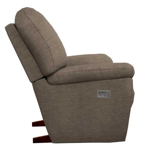 La-Z-Boy® Maverick Brownstone Power Rocking Recliner with Headrest and Lumbar-2