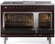 Ilve® Nostalgie II Series 48" Burgundy Pro Style Dual Fuel Range-1