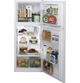 GE® Series 24" 11.6 Cu. Ft. White Top Freezer Refrigerator-2