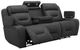 Liberty Furniture Chapman Aline Coal Leather Power Reclining Sofa-1