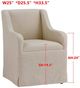 Forty West Baker Beige Dining Chair-1
