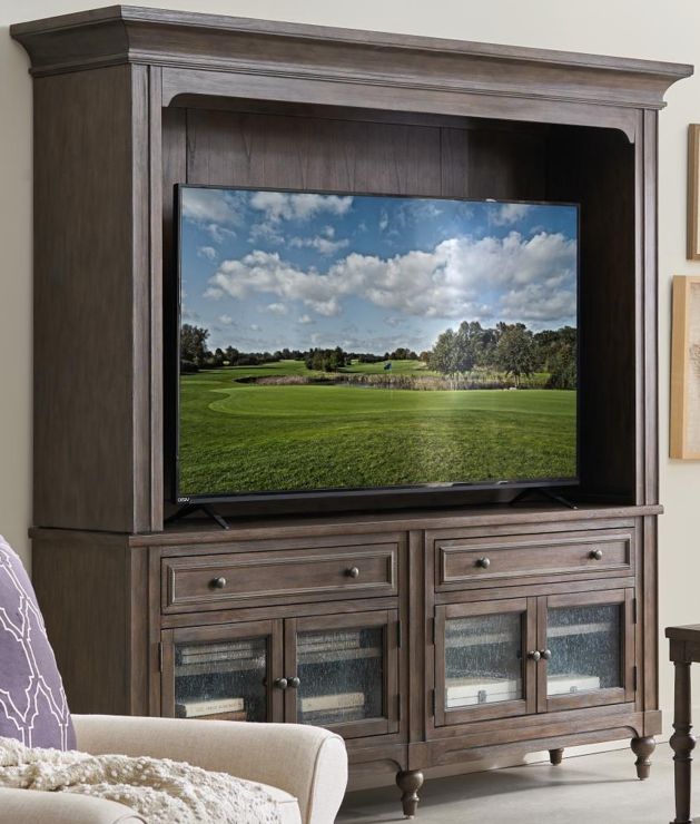Legends Home Middleton Hazelnut Entertainment Center-0