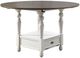 Steve Silver Co. Joanna Mocha Top Round Counter Dining Table with Two Tone Ivory Base-0