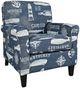 Jofran Inc. Seafarer Navy Accent Chair-0