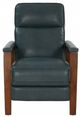 BarcaLounger® Ashland Roma-Bluegray Manual Recliner-3