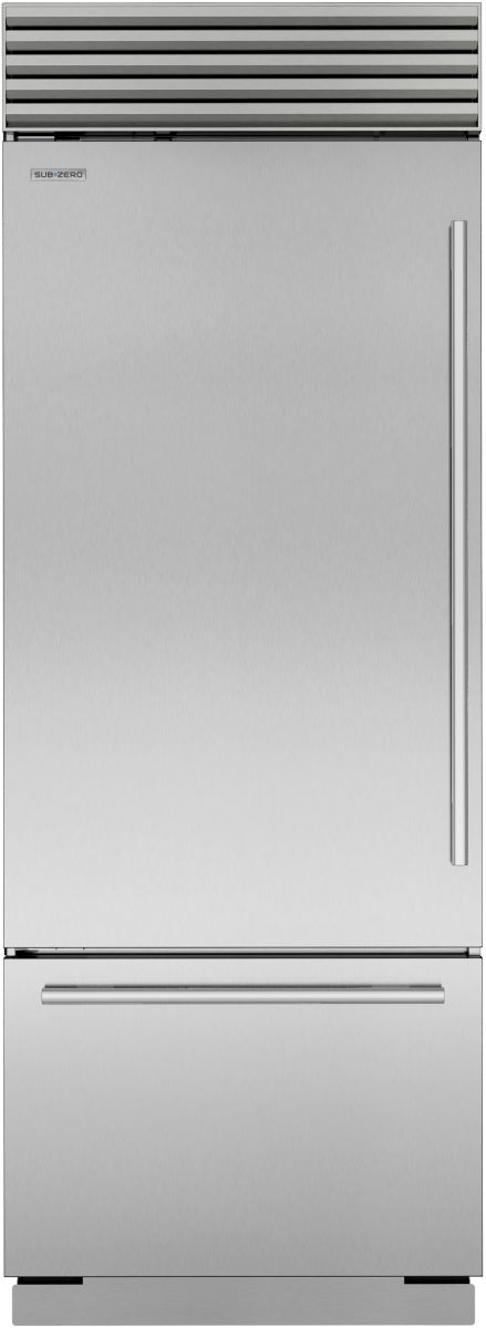 Sub-Zero® Classic Series 30" 17 Cu. Ft. Stainless Steel Built-In Bottom Freezer Refrigerator-0