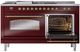 Ilve® Nostalgie II Series 60" Burgundy Pro Style Dual Fuel Range-3