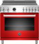 Bertazzoni Professional Series 36" Red Free Standing Electric Range-0