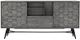 Armen Living Makena Black/Tundra Grey Sideboard Buffet-1