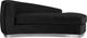 Meridian Furniture Julian Black/Chrome Velvet Chaise-0