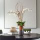 Uttermost® Earthbound Orchid Brown/White Centerpiece with Vase-2
