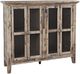 Jofran Inc. Rustic Shores Gray Wash 4-Door High Accent Cabinet-0