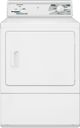 Speed Queen® Commercial 7.0 Cu. Ft. White Non-Vended Front Load Gas Dryer-0