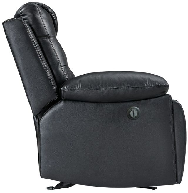 New Classic® Home Furnishings Nikko Black/Gray Power Glider Recliner-4