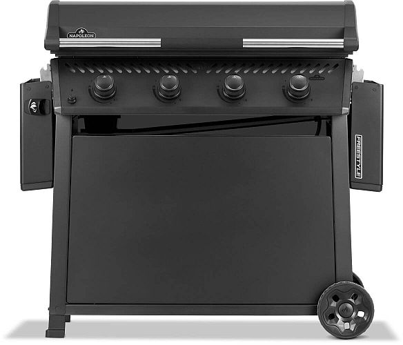 Napoleon Freestyle™ 36" 4-Burner Matte Black Freestanding Natural Gas Outdoor Griddle with Rust-Resistant Stainless Steel Cooktop-2