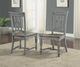 Flexsteel® Plymouth 5-Piece Medium Brown/Weathered Graywash Dining Set-4