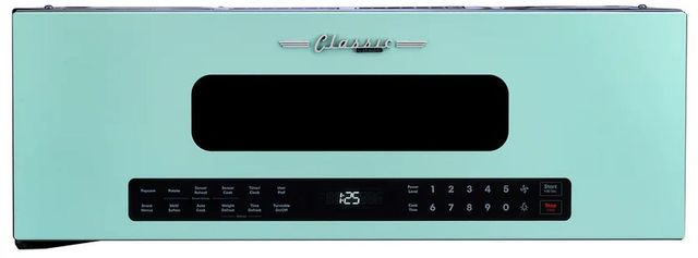 Unique® Appliances Classic Retro 1.2 Cu. Ft. Ocean Mist Turquoise Over The Range Microwave-0