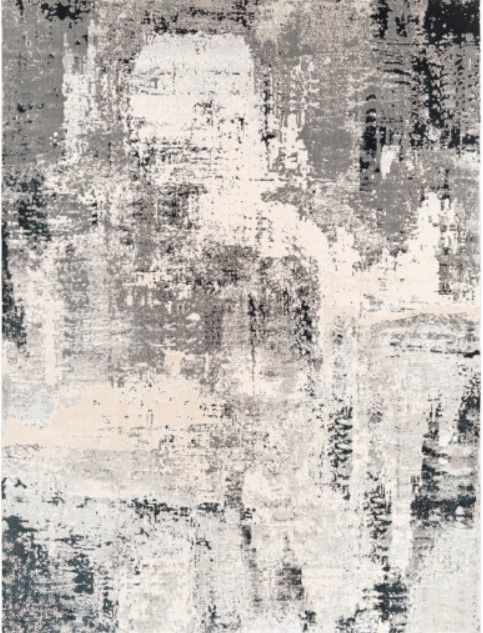 Surya Impulse Cream/Light Gray 4'x6' Area Rug-1