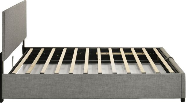 Coaster® Reeves Gray Youth Full Hydraulic Storage Panel Bed-4