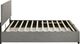 Coaster® Reeves Gray Youth Full Hydraulic Storage Panel Bed-4