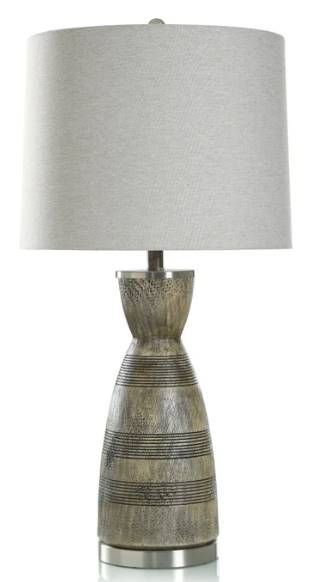 Stylecraft Timber Route Gray Table Lamp -0