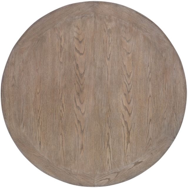 Legacy Classic Halifax Flax Round Dining Table with Java Base-2